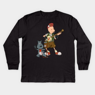 Doug Kids Long Sleeve T-Shirt